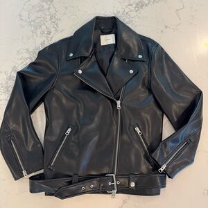 Wilfred Vegan Leather Moto Jacket